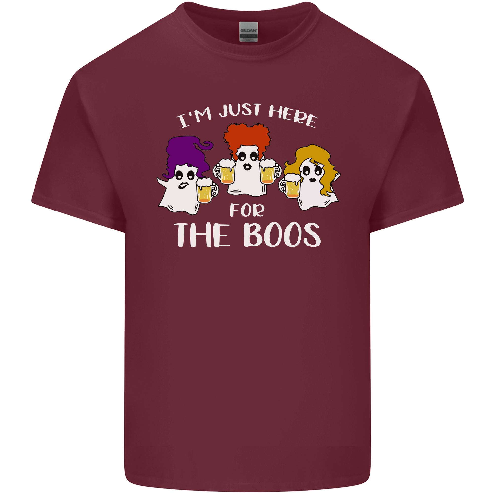 Halloween Im Just Here For the Boos Unisexs Light Cotton TShirt S