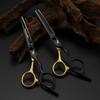 6.0 Inch High Screw, Black Gold Paint, Hair Scissors, Hair Scissors, Flat Scissors, Bangs Scissors, Thin Scissors