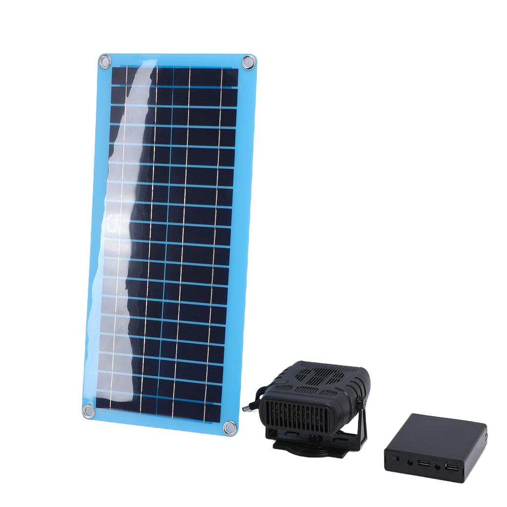 Solar Heater with Monocrystalline Solar Panel 30w Adjustable Solar Powered Heater for Pet House Car
