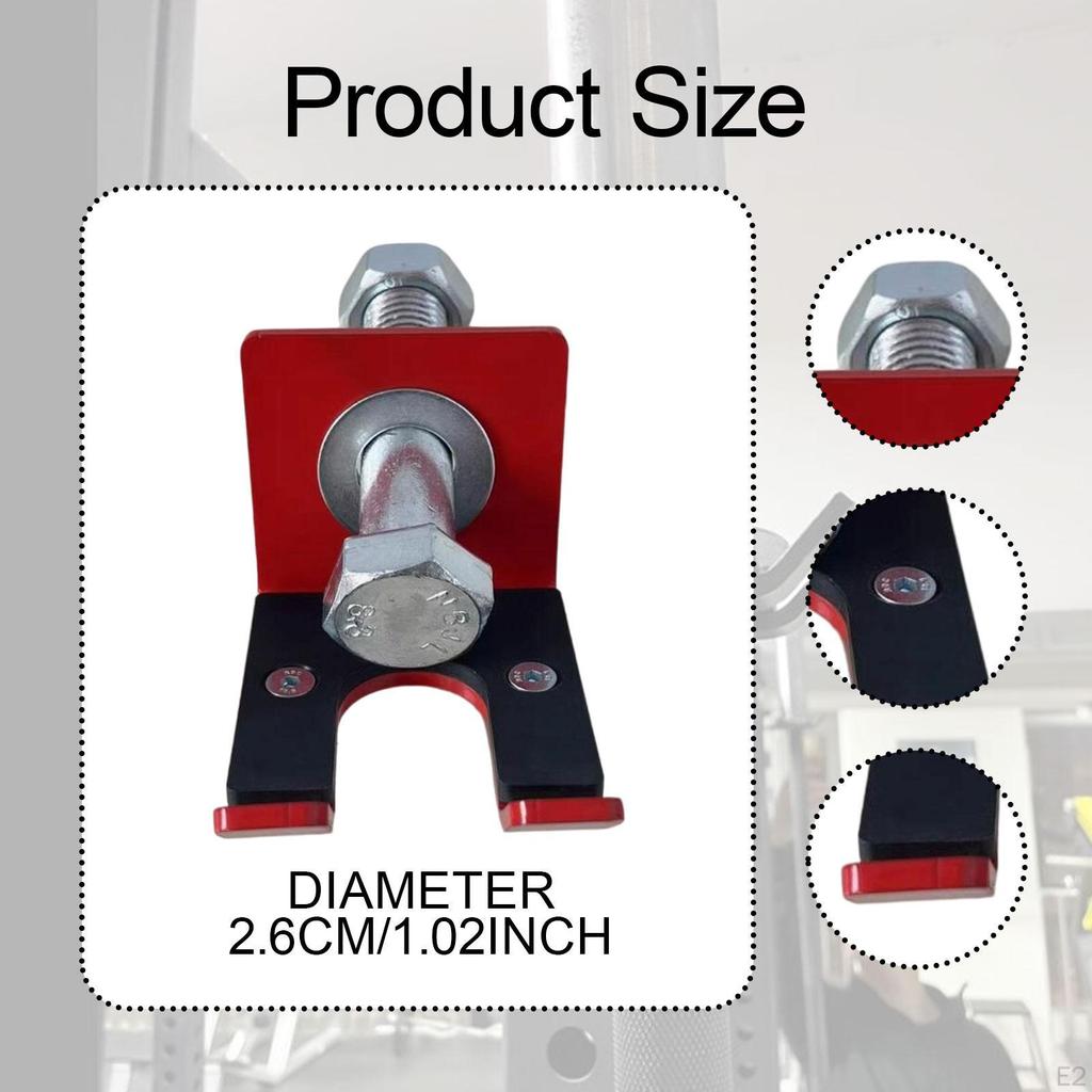 Barbell Holder for Squat Rack Hanger Vertical Fitness Equipment Accessory 26mm Hole