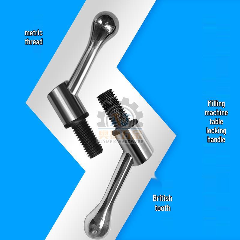 Turret Milling Machine Parts: Machine Head, Workbench, Guide Rail Screws, Spindle Lock, Adjustable Handle