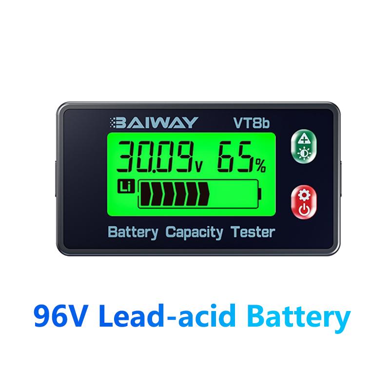 Dc 8-120V Lcd Digital Voltage Meter Battery Level Indicator Universal Battery Electric Vehicle Battery Gauge