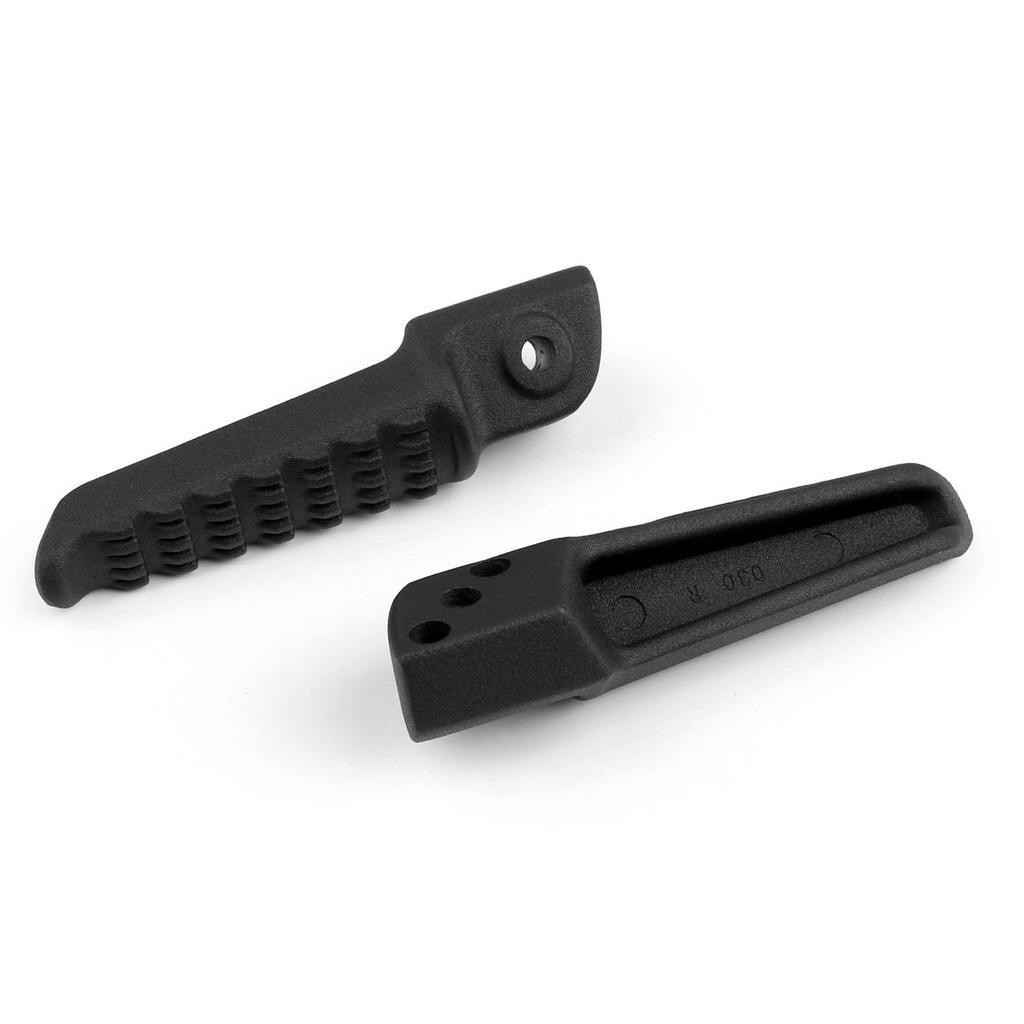 Front&Rear Footrests Foot Pegs Aluminum Passenger For Kawasaki ZX6R ZX-10R 04+12