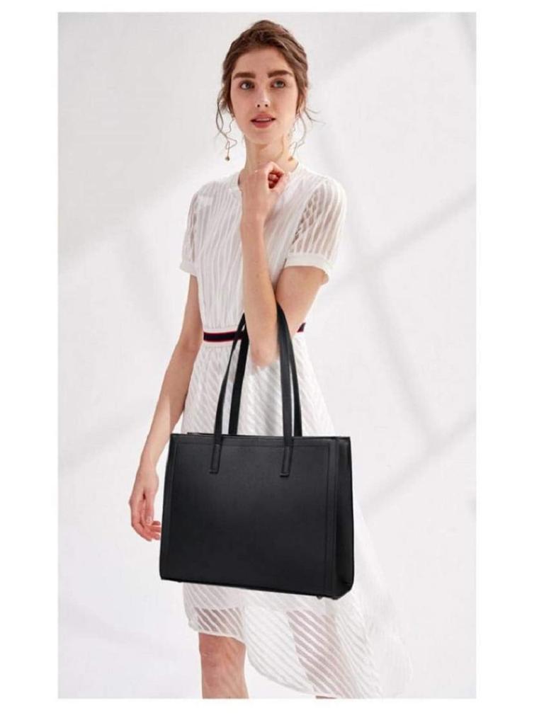 Tote Business Large A4 Formal Job Shoulder Recruitment Commuter Office Job Interview Bag Black Women's Bag, Bag, Capacity, Size, Bag, Hunting,