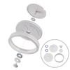 For Polaris 280 Pool Cleaner Wheel Kit C6 Large Wheel C10 Tire C66 Axle with Sand Guard for Enhanced Performance