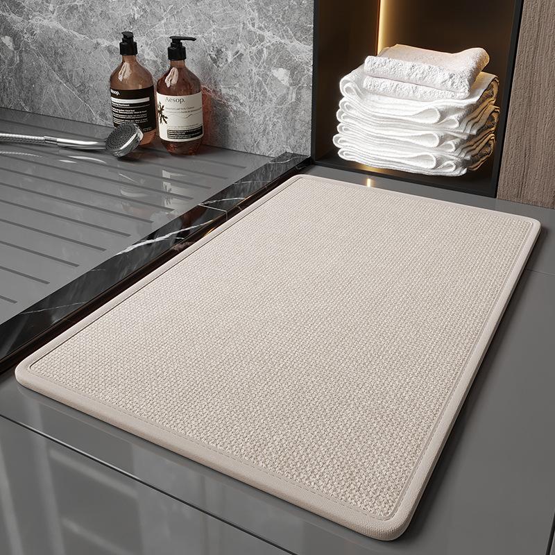 Bathroom Floor Mat, Toilet Absorbent Mat, Toilet Door Non-Slip Mat, Toilet Door Mat, Quick-Drying Carpet