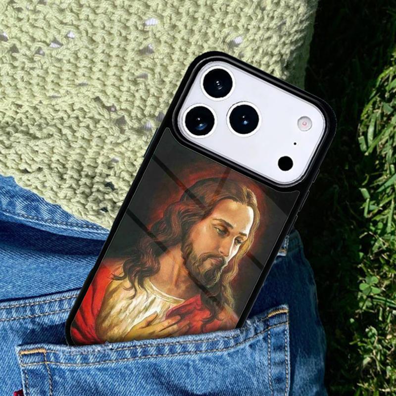 God Jesus phone case cover Compatible with for IPhone 17air 16e 15 14 13 12 11Pro Max 17 Air