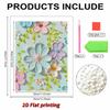 DIY Pearl Painting Set Colored Flowers Pattern Home Decoration Handmade Sticky Diamond Creative Canvas Pearl Art Painting Crafts Perfect Gift
