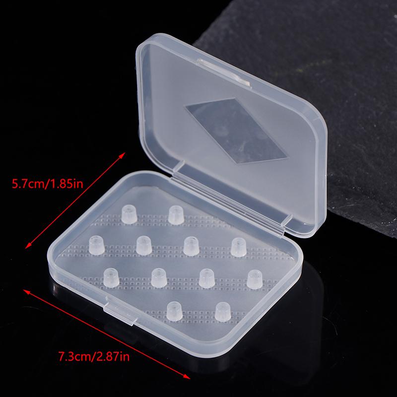 Eartips Plastic Box Earplugs Packing Box Earphone Tips Memory Foam Case Earphone Accessories Organizer Box Storage Bag