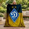 FC Dinamo Minsk Blanket Flannel Blanket Soft Cozy Plush Throw for Sofa Bed Lightweight Home Decoration Gifts for Christmas Various Holidays