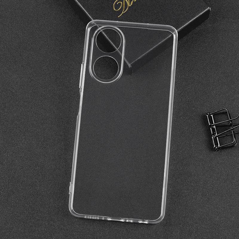 For Oppo A78 4G TPU Clear Phone Case Precise Cutouts Ultra-Thin Cell Phone Cover Shell