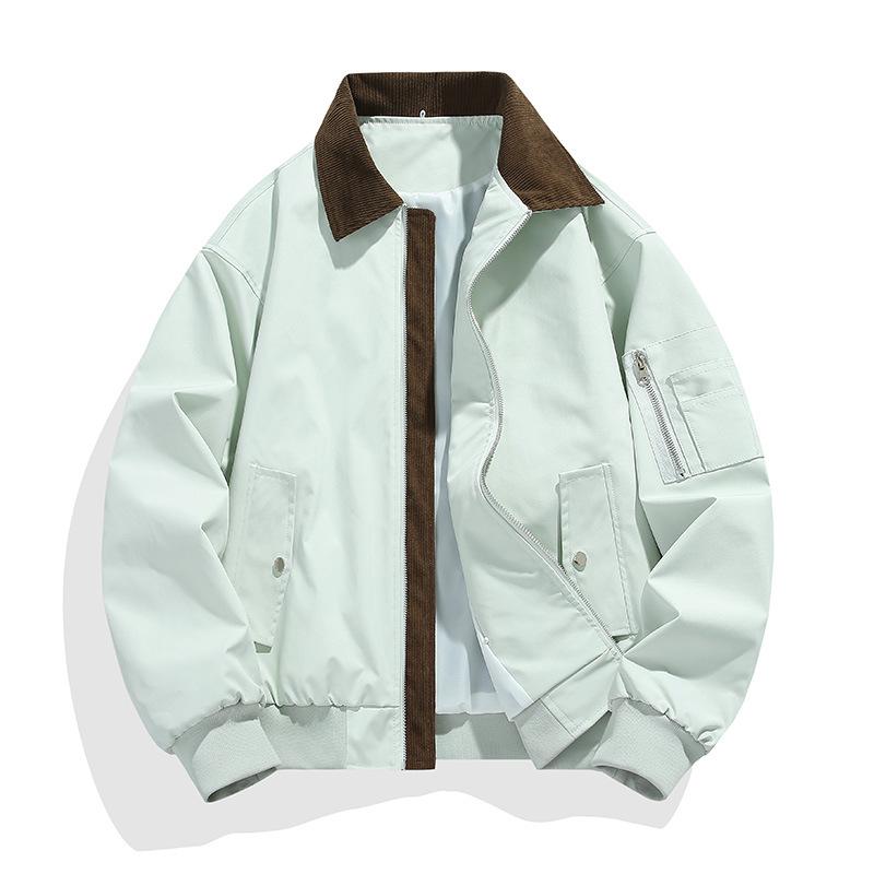 Spring and Autumn New Men's Lapel Jacket Korean Style Fashion Sports and Casual Suit Tops Handsome