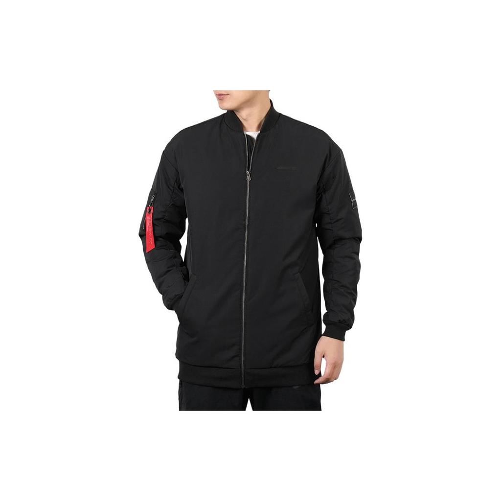 Adidas Casual Sports Stand Collar Down Jacket Winter Men Outerwear Black DU2395