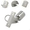Deck Hinges Slide Cap Accessory Fits 22mm/25mm Tube Easily Install Replace Parts for Boat Yach