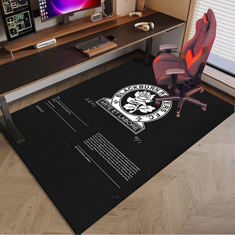 Blackburn Rovers Area Rug for Office, Chair Rug, Decorative Carpet Livingroom Mat, Large Size Fan gifts Christmas gifts