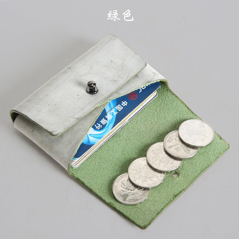 Vintage Envelope Style Sleeve Coin Purs  Purse with Coin Purse  Leather Coin Purse