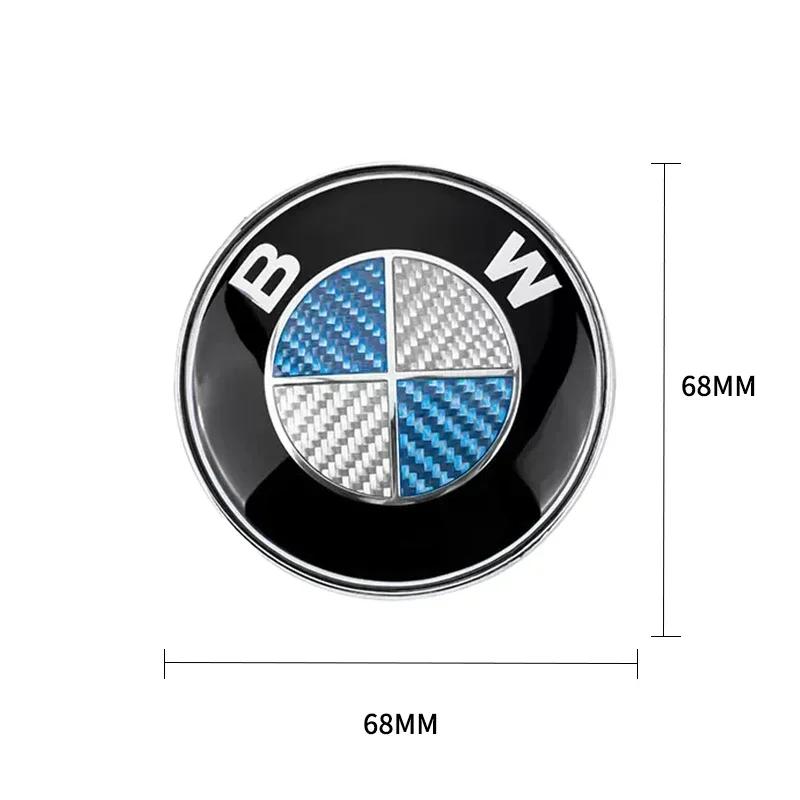 4ks 56/68mm Samolepky na středové krytky kol pro auto Styling Pro BMW M Performance E36 E46 E60 E90 E91 E92 E93 F30 F20 M3 Příslušenství