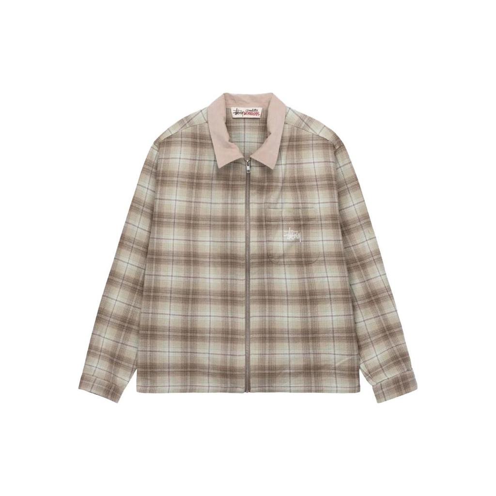 Stussy Frank Plaid Zip Shirt 1110300