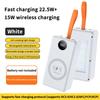 12*21700 Battery Holder 10W 22.5W Fast Charging 15W Wireless Charging Diy Power Case Dual Usb Type C Charge Box With Led Light