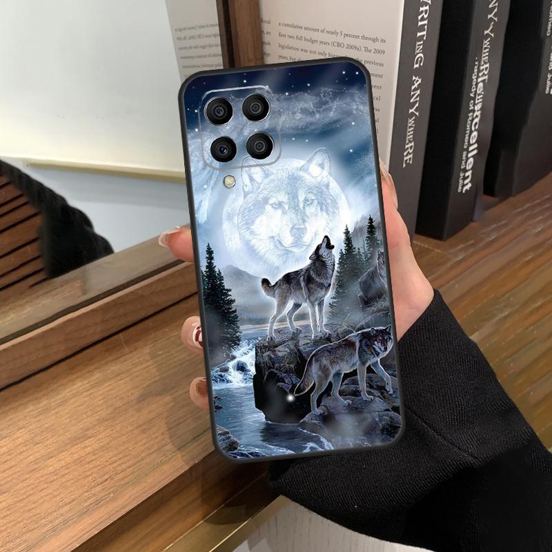 Wolf Case For Samsung Galaxy M20 M14 M34 M54 M13 M23 M33 M53 M21 M51 M30s M31s M12 M32 M52 Cover