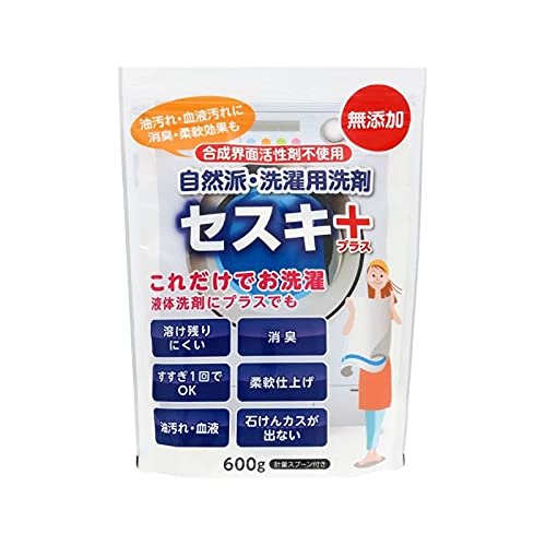 Niwa Hisashi Sesqui Plus Laundry Powder Detergent, Laundry Aid, Sesqui and Sodium Carbonate (600g X 6 Bags)