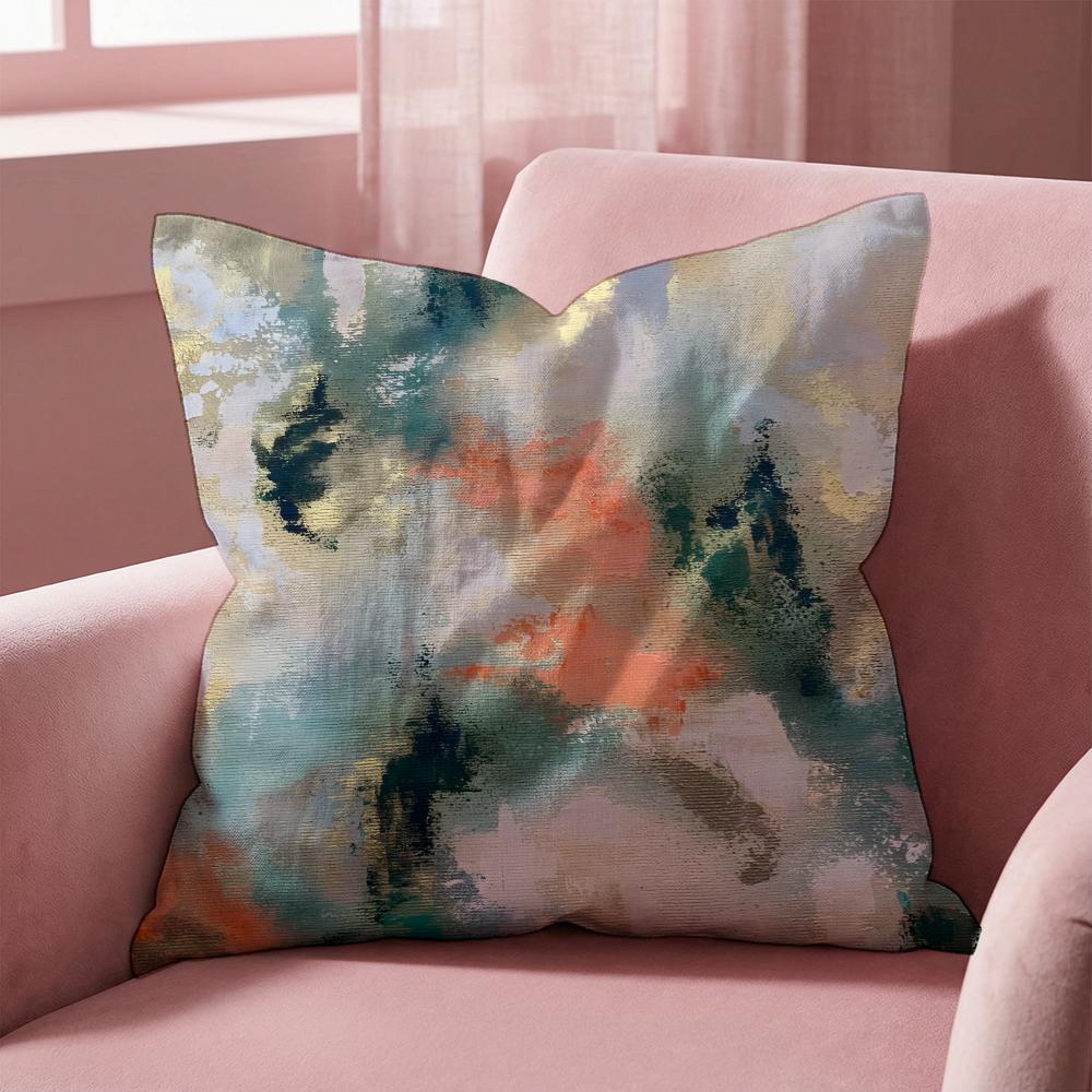 Abstract Texture Cushion Cover MultiScene Pillow Cover for Home Car Reversible Soft Durable for Daily Use