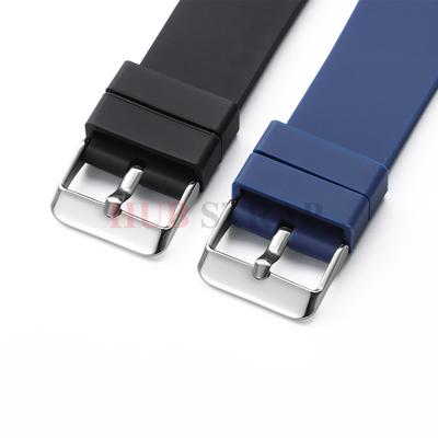 16mm 18mm 20mm 22mm Quick Release Soft Silicone Watch Band Universal Rubber Waterproof Bracelet Replacement Watch Accessories