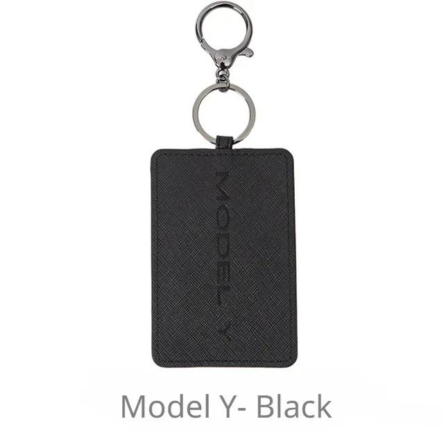 

Чехол для ключа-карты автомобиля для Tesla Model 3 Y 2017-2025 Кожаный держатель для ключей Защитная крышка Кошельки-сумки для карт Model3 Modely Автомобильные аксессуары