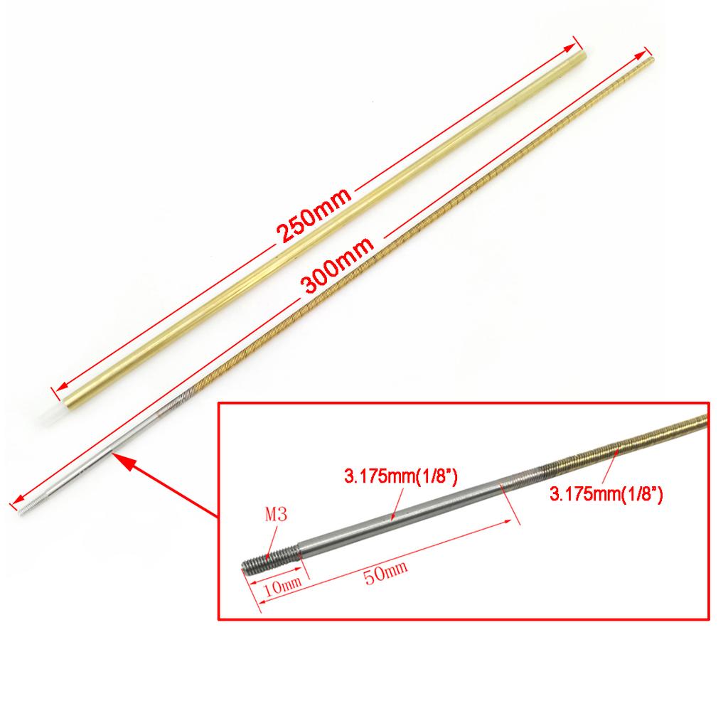 RC Boat Accessories 3.175mm 1/8" flexible Shaft Strut 2835 Motor 40A ESC Rudder Propeller Kit for Small RC Boat Speed MONO CAT