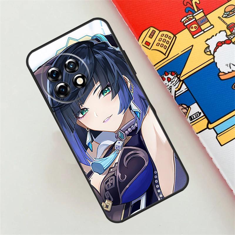 Yelan Genshin Impact Case For OnePlus 10T 8T 12R 10R 9R 12 11 10 9 Pro Nord CE 4 2 Lite N10 N20 N30 Nord 3 Cover