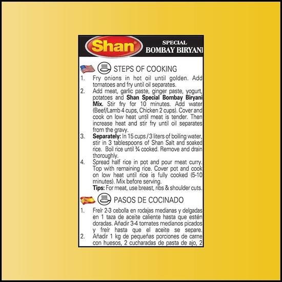 Shan Special Bombay Biryani Masala, 2.12 , 60 G, 2 Pack