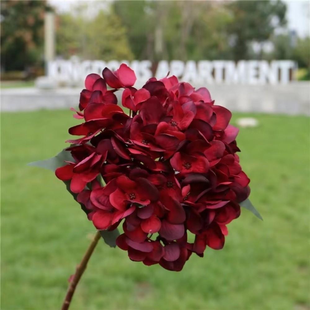 New Artificial Hydrangea Wreath DIY Vase Arrangement Bridal Bouquet Photo Props Wedding Flowers Home Wedding Decoration