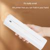 Portable Wireless Printer Bluetooth A4 Thermal Inkless Printer with App for Photo Label Receipt Study Notes Home School Office