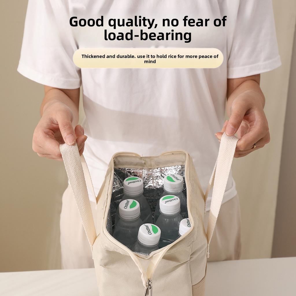 Lunch Bag Handheld Insulated Bag Bento Bag New Model For Office Workers And Students Lunch Bag With Thickened Aluminum Foil