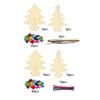 Christmas Tree Wood Slice Painting Set, DIY Painting Set, Unfinished Crafts,