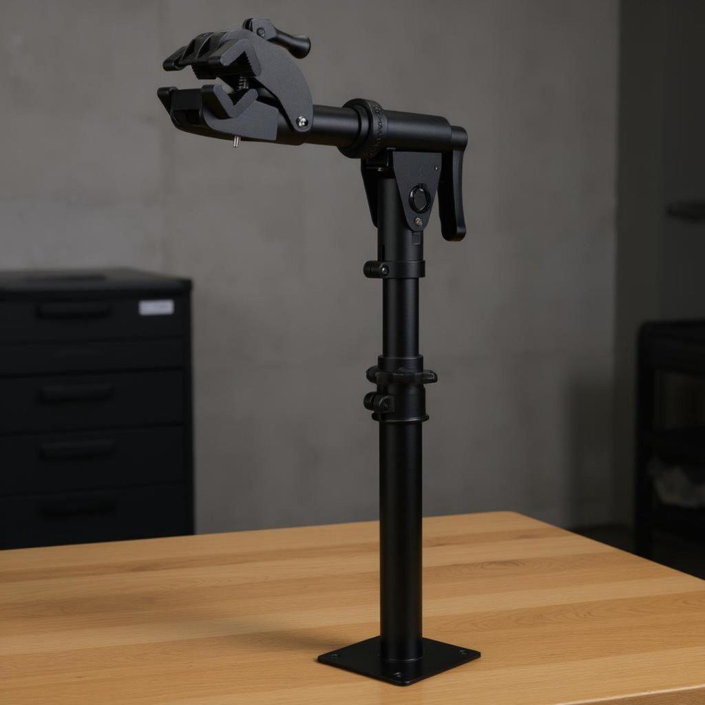 Desktop Bike Repair Stand Degree Rotation Cycle Support for Workshop