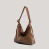 Large-capacity Commuter Bag Women's 2025 New Fashion Retro Shoulder Bag Casual Versatile Underarm Tote Bag Soft Leather