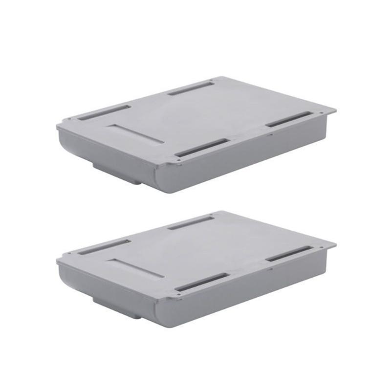 Space Saving Adhesive Mounted Organizers Drawer Under Table Surfaces For Mess Release Workspaces