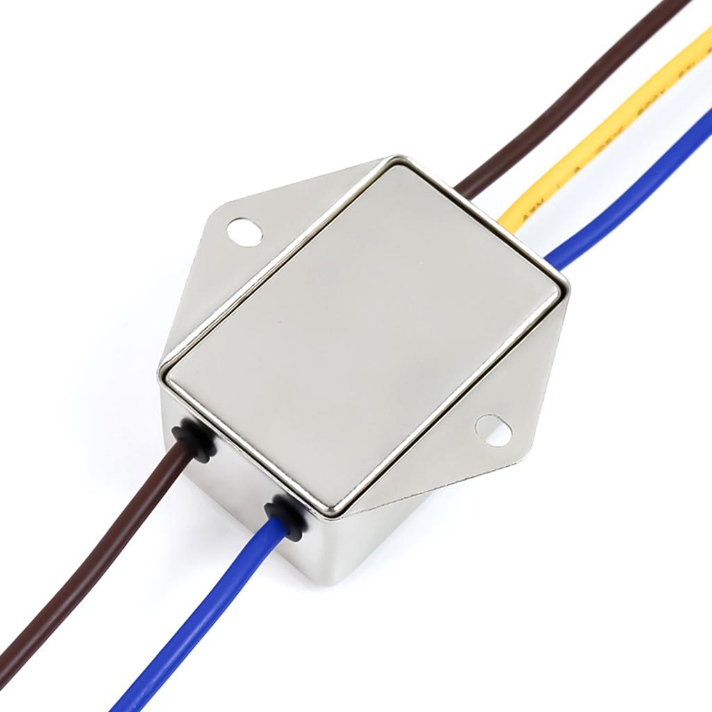 Filter Single Phase 250V Electromagnetic Interferences Suppressors for Continuous and Intermittent Pulse Disturbances