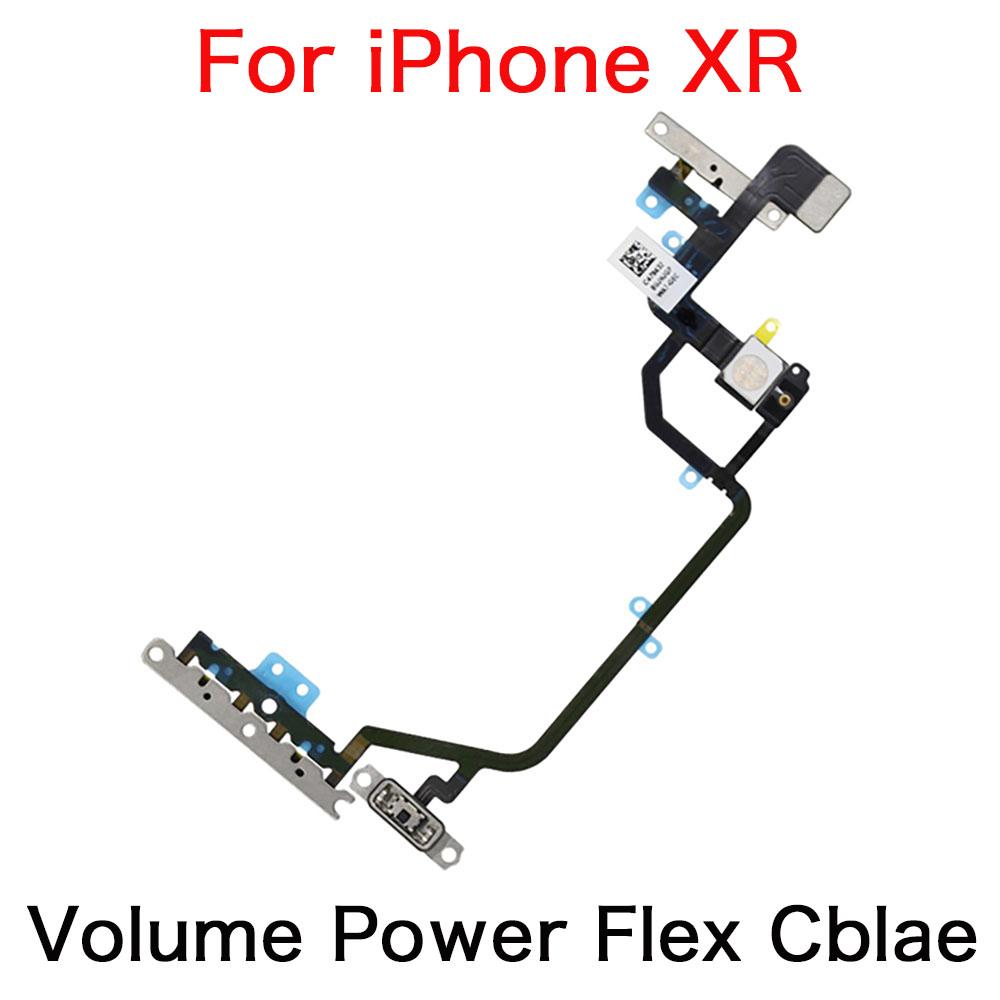 Power And Volume Button With Silent Switch Flex Cable For iPhone X XR XS 11 12 Mini Pro Max Repair Replacement