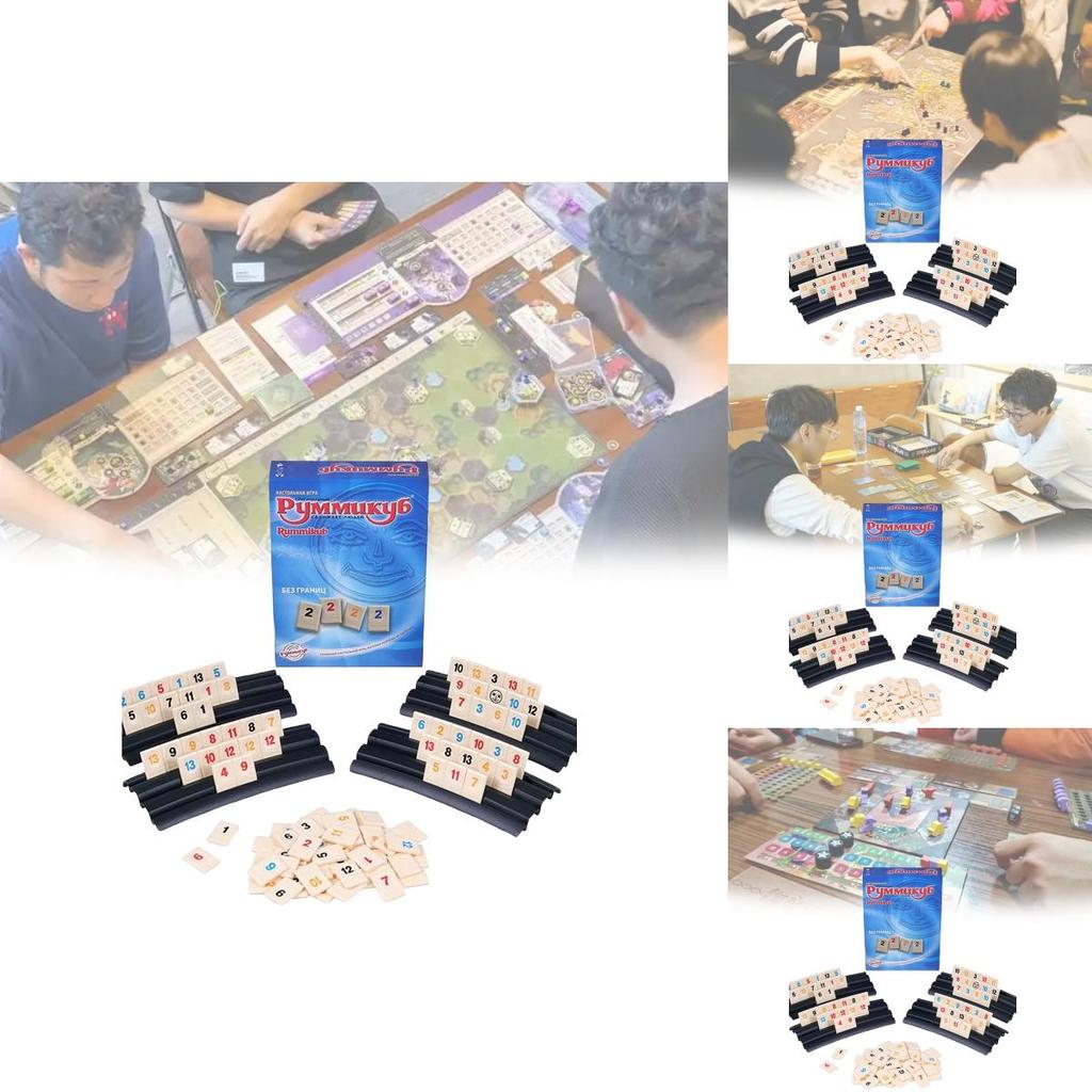 Russian Card Deck For Strategy Board Game With Educational And Puzzle Features For Kids And Adults