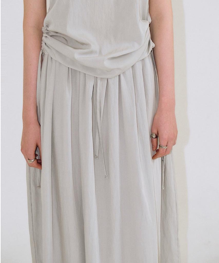 Apoem Drape Volume Skirt -2Colors