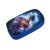 Dragon Ball Blue Double-Layer Pencil Case for Students, Goku Merchandise, Large Capacity, Wear-Resistant.
