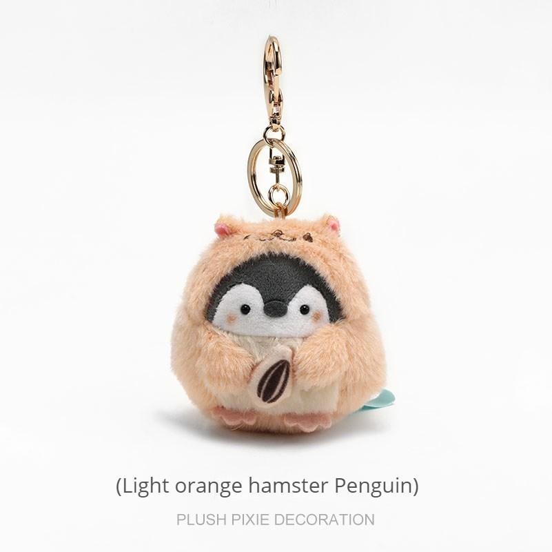 Bag Charm Hamster Doll Cute Penguin Pendant Doll And Bag Hanging Ornament Schoolbag Backpack Keychain