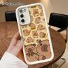 Phone Case: 2D Flat Samsung Galaxy A34 A35 M05 M06 S20 S22 S21 FE Plus 5G Stepped Protective Case, Full Print of Capybara with Food, Christmas and Hal