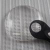Nissiniryouki Magnifying Glass with Large LED 3x Perfect for Precision Tabletop 970012 Easy-to-Read Text, Lens, Light, Easy-Grip Shape, Stylish, Cute,