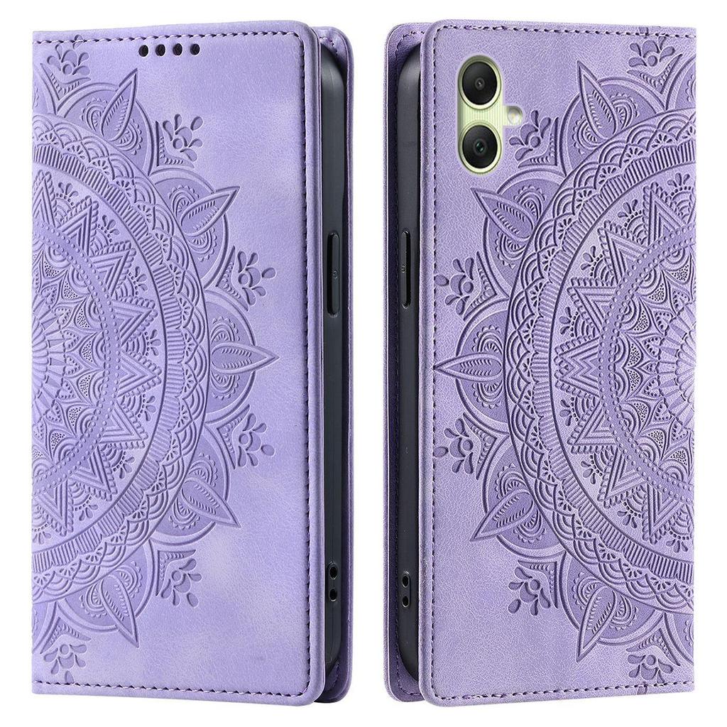 for Samsung Galaxy A07,A06 5G 4G,A05,A04e,A04 Mandala Embossed PU Leather Flip Wallet Case Magnetic Closure Cover