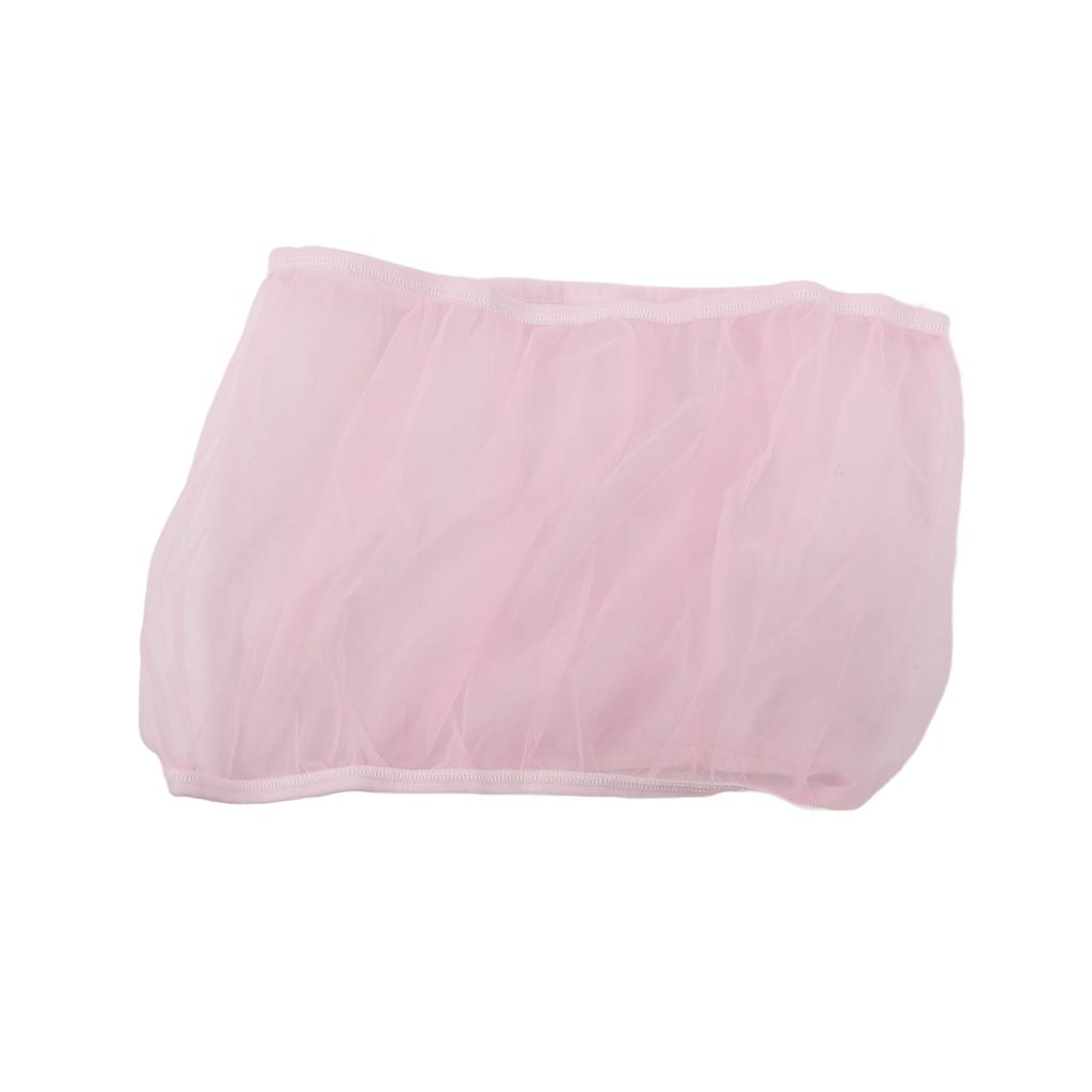 Net Yarn Bird Cage Cover Adjustable Soft Dust Proof Net Yarn Bird Cage Net CoverPink L