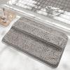 Furry Thickened Absorbent Bathroom Mat Toilet Non-Slip Foot Mat Bath Wipe Foot Mat Back Wipeable Mat Dirt-Resistant Entry Mat