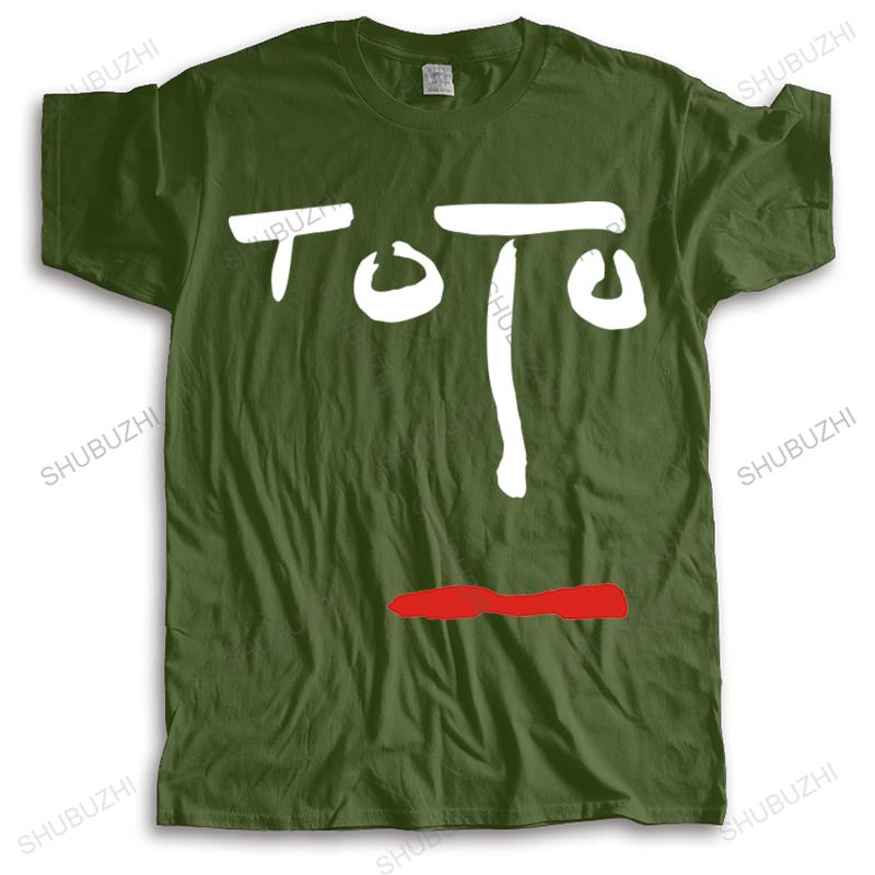 Unisexové tričko s kulatým výstřihem bavlněné značkové tričko TOTO Symbol obličeje Rocková legenda nový příchozí Unisexové tričko s krátkým rukávem a potiskem
